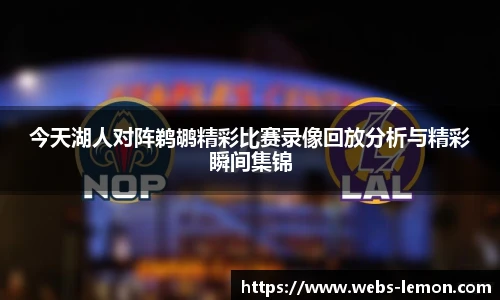 今天湖人对阵鹈鹕精彩比赛录像回放分析与精彩瞬间集锦